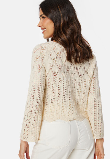 VERO MODA Vmginger 3/4 boatneck pullover Birch XS