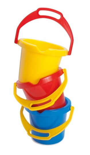 Dantoy Bøtte med helletut 14 cm. (ass. farger)