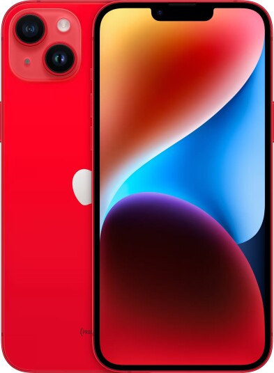 Apple Iphone 14 Plus - (Product) Red - 5G Smartphone - Dobbelt-Sim / Internminne 128 Gb - Oled-Display - 6.7" - 2778 X 1284 Piksler - 2X Bakkameraer 12 Mp, 12 Mp - Front Camera 12 Mp - Rød