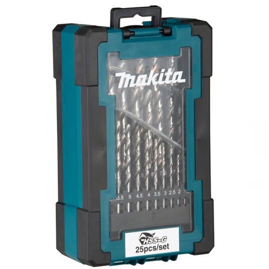 Makita D 67555 Metallborsett 25 deler Maskintilbehør & forbruk