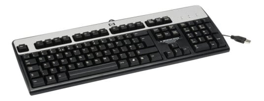 Hp Standard - Tastatur - Usb - Fransk - Jakksvart - For Hp 8200 Elite, 8200 Elite Usdt Pc