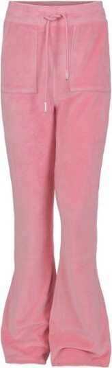 Vilje & Ve Hermine velour bukse til barn Coral pink