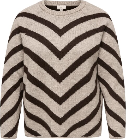 ONLY Carmakoma Careliza L/S Pullover Knt Noos STRING 54