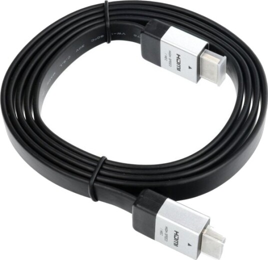 Oem Hdmi Til Hdmi Kabel 4K 60Hz High Speed With Ethernet 2.0 Blister 1,5 M Svart