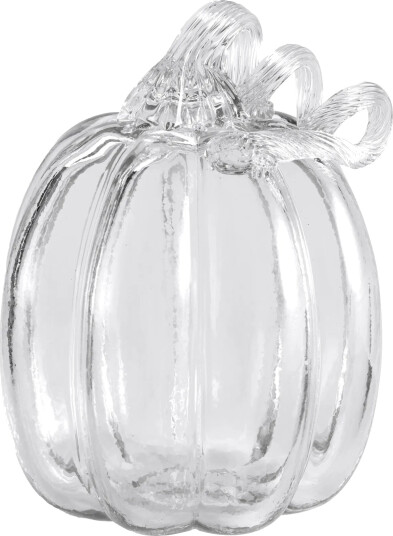 Cooee Design Pumpkin dekorasjon 14 cm Clear