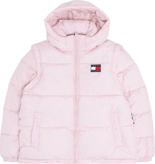 Tommy Hilfiger Branded Puffer Jacket WHIMSY PINK 152