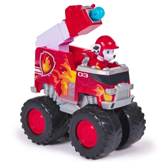 Paw Patrol Rescue Wheels Figur og Lekebil Marshall