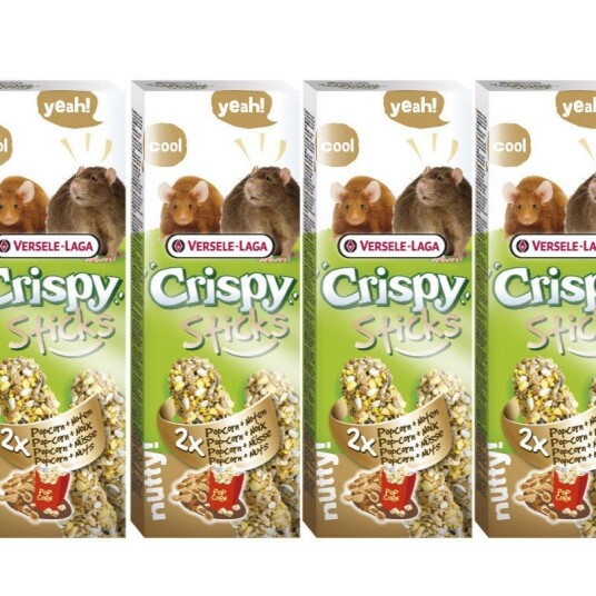 Versele Laga Sticks Rats-Mice Popcorn & Nuts 110Gr X 4
