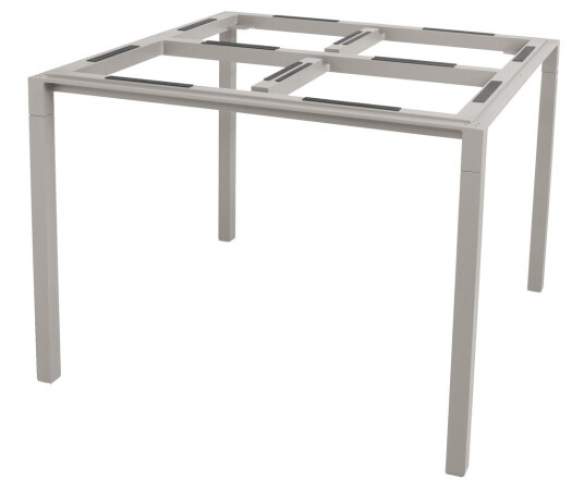 Cane-line Pure spisebordunderstel Taupe 100x100 cm Natur