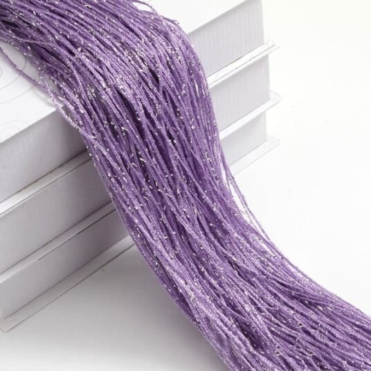 Glitter String Gardin Hengende Perlegardiner LILLA