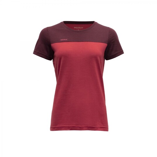 Devold Norang Merino 150 Tee Wmn Dame 744b Port/Beauty L