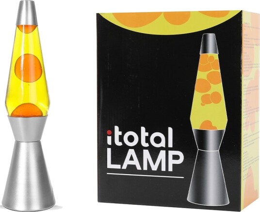 Itotal Lava Lamp Yellow and Orange 36 cm 1270399
