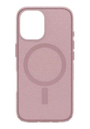 OtterBox Symmetry Clear MagSafe Apple iPhone 16 Thimbleberry pink