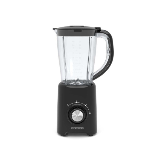 Melissa 800W Blender med 2 hastigheter og 4 kniver i rustfritt stål - Svart