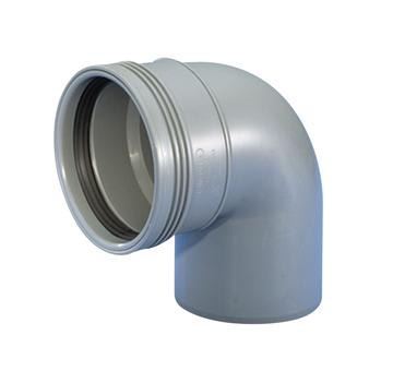 Wavin Wafix 50 mm Rørbend 87° i Plast for Overvann og Drenering