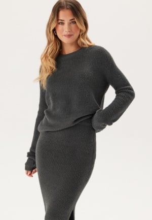 VERO MODA Vmpuff Ls O-neck Pullover Boo Asphalt XL VERO MODA Vmpuff Ls O-neck Pullover Boo Asphalt XL