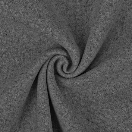 Fleecestoff 150cm 168 -Gråmelert Fleecestoff 150cm 168 -Gråmelert