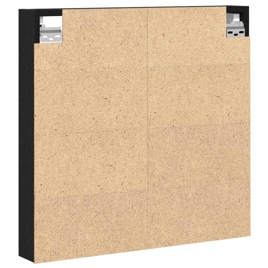 Vitrine Kabinett Svart Eik 60x8,5x58 cm Konstruert Tre Vitrine Kabinett Svart Eik 60x8,5x58 cm Konstruert Tre