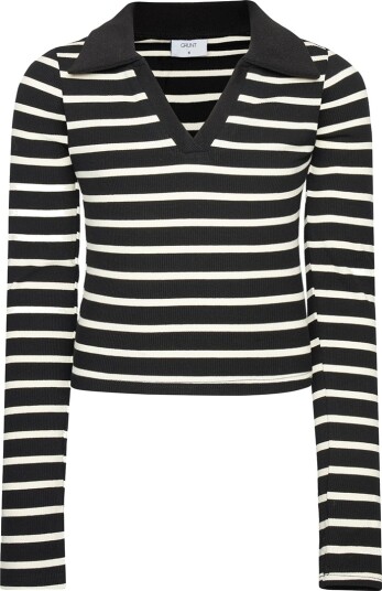 Grunt Genser GRWiky Black Off White Grunt 16 år 176 Genser Hvit Svart