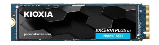 Kioxia Exceria Plus G3 1TB NVMe M.2 SSD med PCIe 4.0 Kioxia Exceria Plus G3 1TB NVMe M.2 SSD med PCIe 4.0