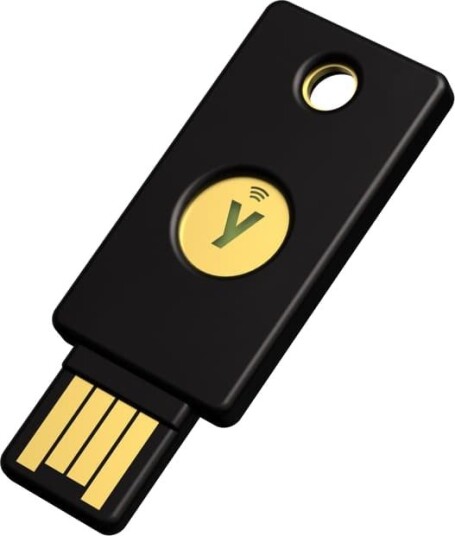 Yubico YubiKey 5 NFC Sikkerhetsnøkkel Svart 101204