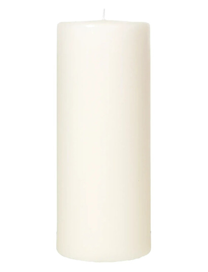 Broste Copenhagen Church Pillar Candle   White   Ø 10 CM