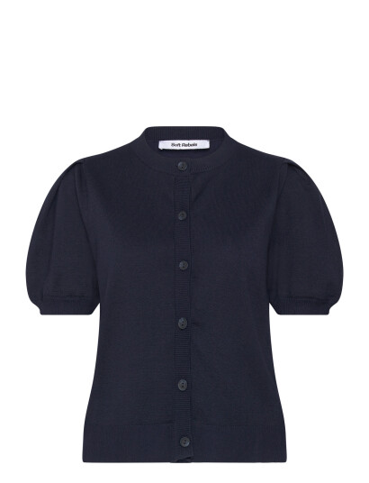 Soft Rebels Srmarla Ss O Neck Cardigan Knit Navy S