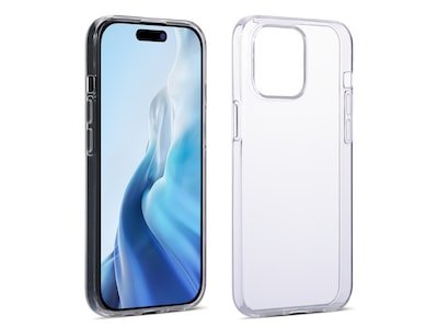 iiglo iPhone 15 Pro Max Silikondeksel (gjennomsiktig)
