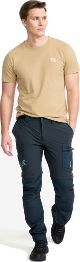 Revolutionrace Rambler Lightweight Zip off Pants Herre Blueberry XL Turbukse & Fritidsbukse