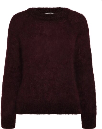 Noella N Latora Mohair Knit Burgundy L/XL