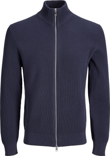 Jack & Jones Jjeperfect Rib Knit Full Zip Cardigan Sn Navy XXL