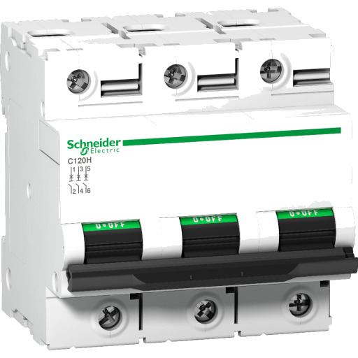 Strømbryter C120H C 3P 125A 15kA