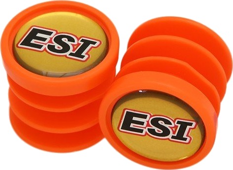ESI Grip Endeplugger 2 stk oransje