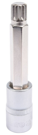 Yato 1/2" Spline Skaftsokkel M12 100mm Håndverktøy