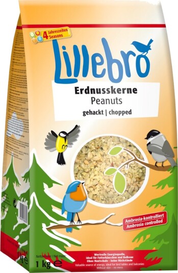 Lillebro Hakkede Peanøttkjerner 3 X 1 kg