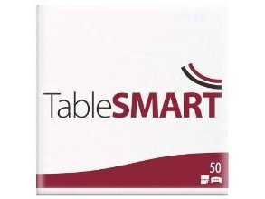 Serviet Tablesmart Airlaid 48X48 Cm 1/4 Fold Hvit,10 Pk X 50 Stk