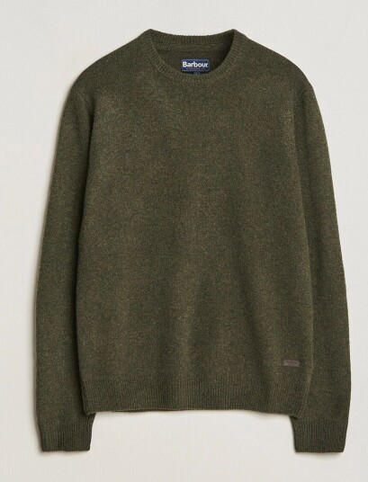 Barbour Lifestyle Patch Crew Willow Green