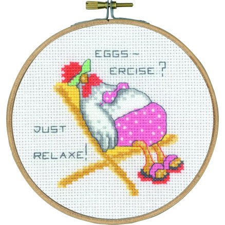 Permin Broderisett Eggs ercise Ø13cm
