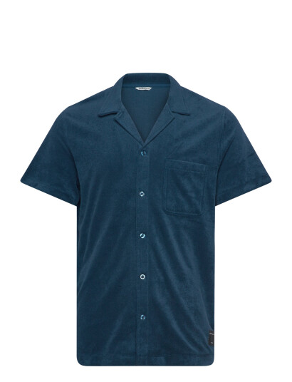 Björn Borg Borg Toweling Pool Shirt - Navy - M