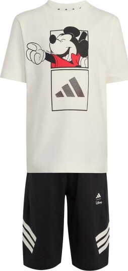 adidas Performance Shorts Sett - Disney - Off White/Svart m. Mic - adidas Performance - 2 år (92) - Shorts Hvit
