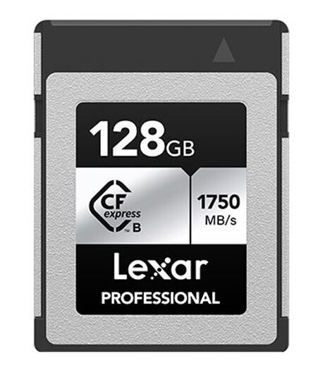 Lexar Professional SILVER CFexpress Type B - 1750MB/s - 128GB Lexar Professional SILVER CFexpress Type B - 1750MB/s - 128GB