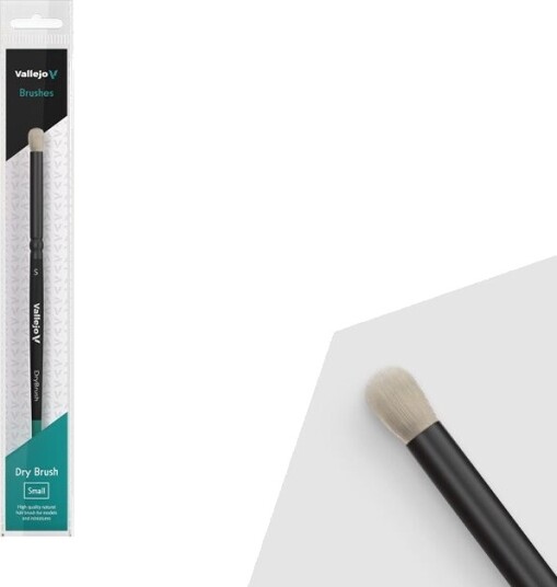 Vallejo Pensel - Dry Brush Natural Small Vallejo Pensel - Dry Brush Natural Small