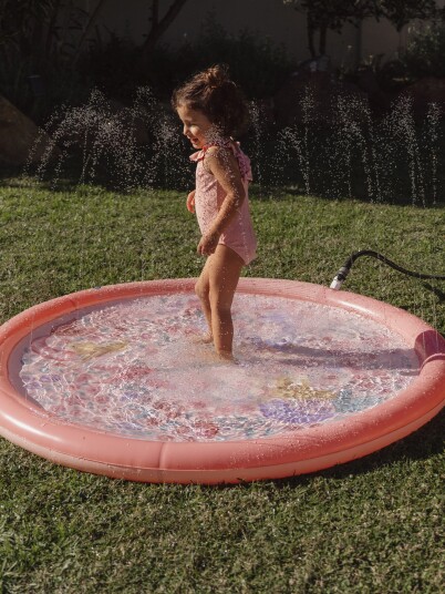 Little Dutch Sprinkler Måtte 150cm Dreamy Mermaid Pink