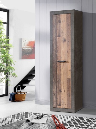 Dolnis Garderobe 34x54 cm - Brun/Grå