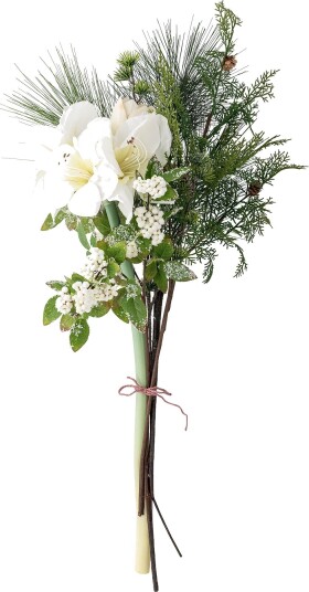 Bloomingville Kristin bukett kunstige blomster 105 cm hvit Bloomingville Kristin bukett kunstige blomster 105 cm hvit