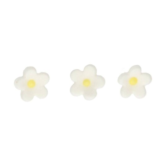 Spiselig Kakepynt Små Hvite Og Gule Blomster Pk/64 | Slikkepott.No Spiselig Kakepynt Små Hvite Og Gule Blomster Pk/64 | Slikkepott.No