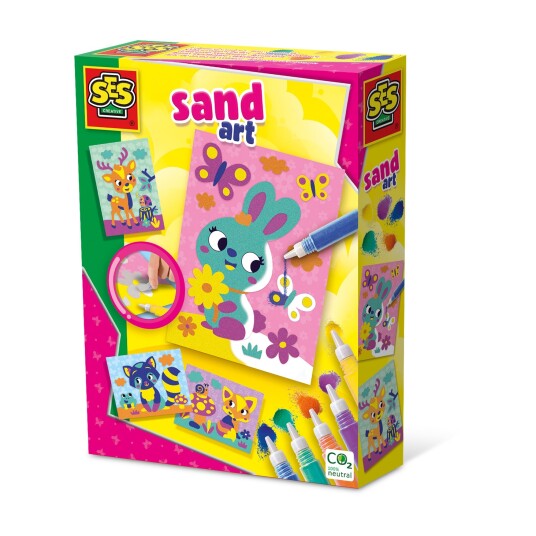 SES Creative Sand Art Decorate Forest Animals S14136