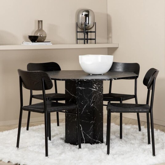 Venture Home Spisegruppe Venture Home Marbs med 4stk Polly Stoler GR23977