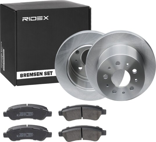 Bremseskiver og -klosser RIDEX 3405B0975