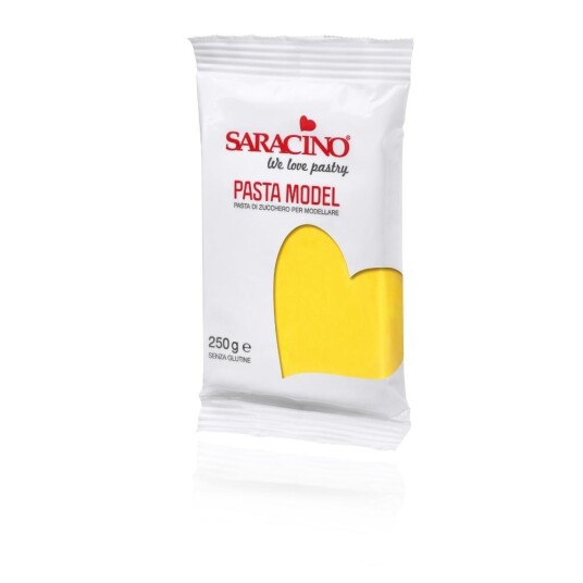 Saracino Modelleringspasta Gul 250g | Slikkepott.No